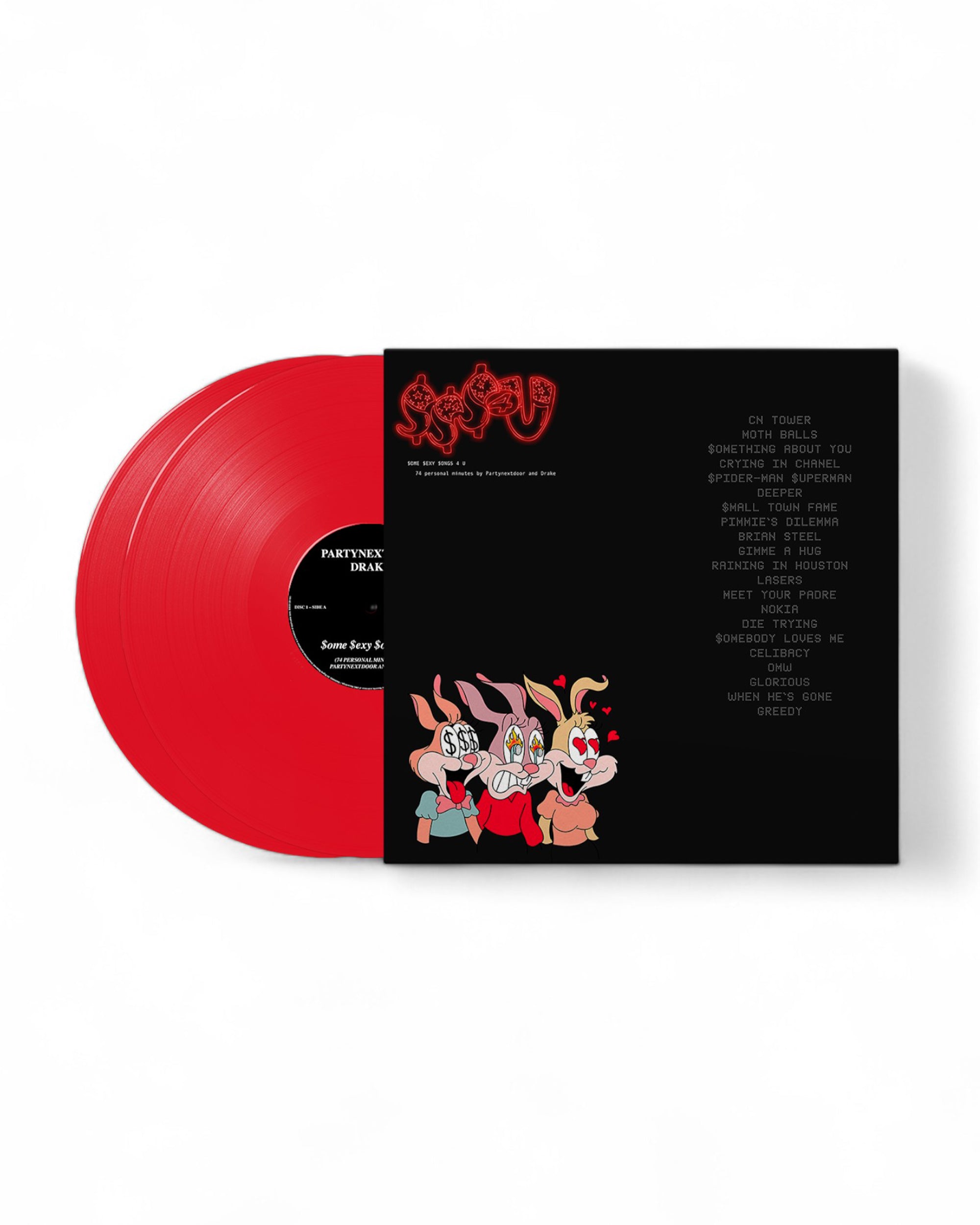 PARTYNEXTDOOR & Drake - $ome $exy $ongs 4 U - LP (Opaque Red)